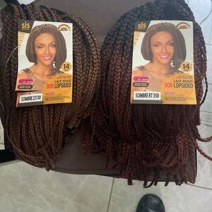 Braided short wigs